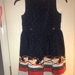Janie and Jack silky Equestrian dress.  Size 8